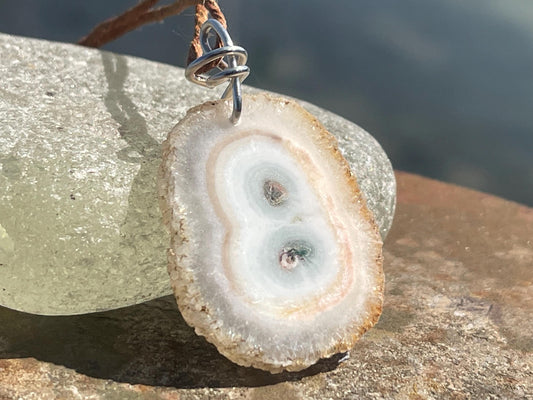 Clear quartz necklace on recycled sterling silver. Quartz jewellery. Ethically sourced quartz. Gemstone necklaces. Necklace for healing,