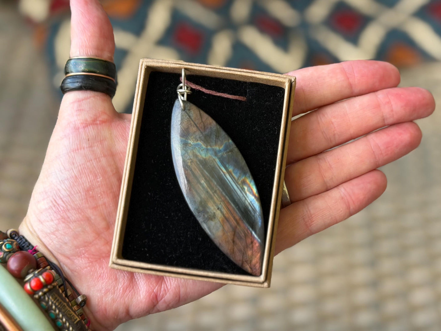 Labradorite necklace, labradorite jewellery, boho gift for her, unusual necklace, ethical jewellery, handmade necklace, labradorite pendant