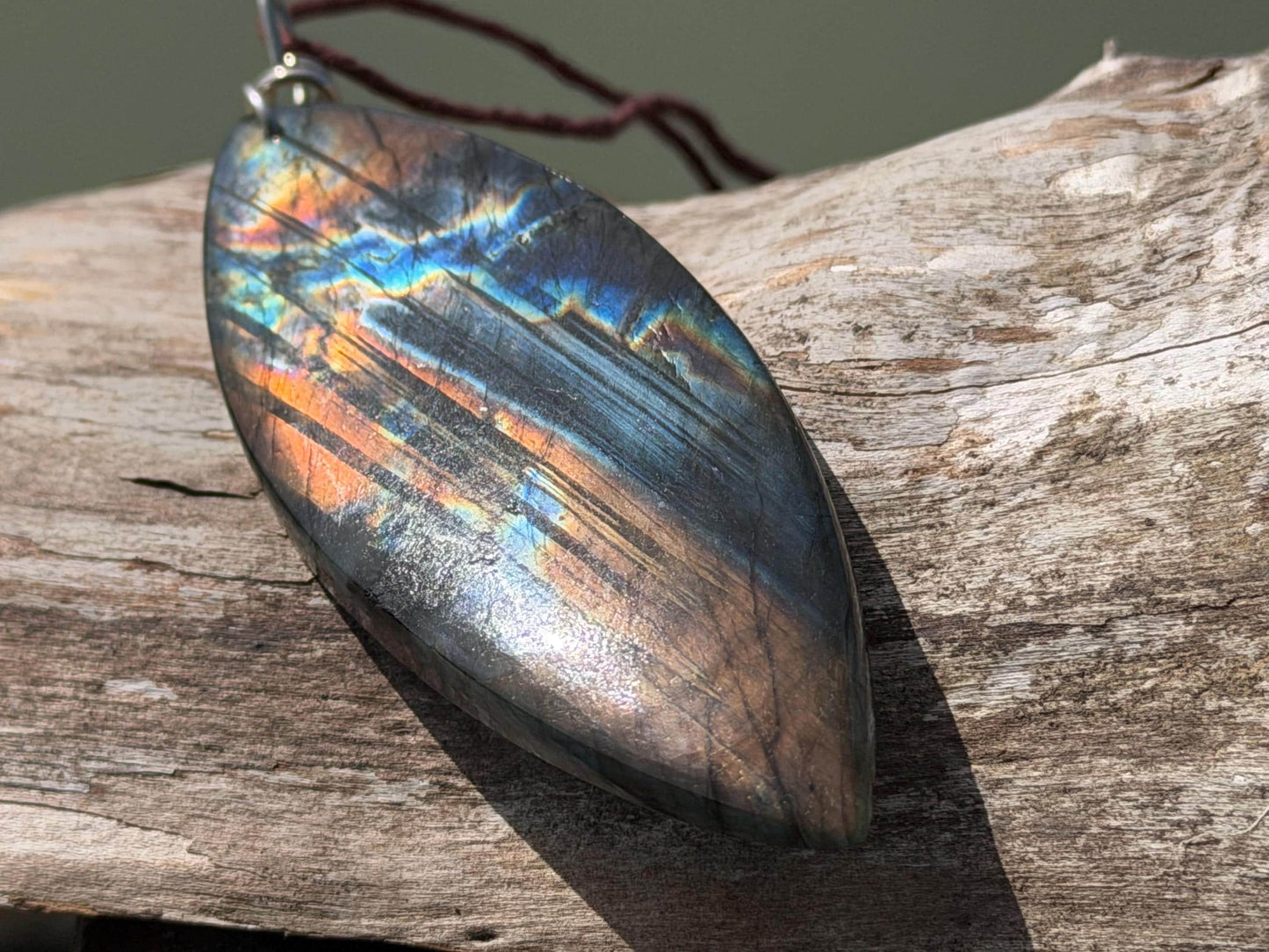 Labradorite necklace, labradorite jewellery, boho gift for her, unusual necklace, ethical jewellery, handmade necklace, labradorite pendant