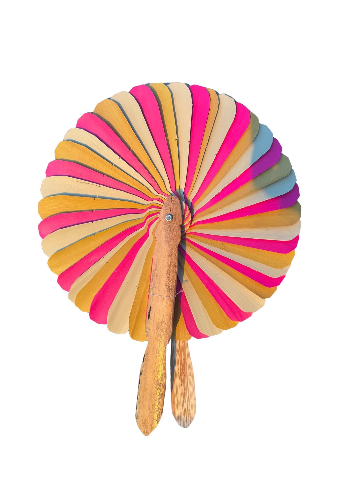 Absolutely beautiful eco friendly handheld bamboo fans. A wide range of colours. Large handmade fans. Eco gifts. Red, orange, green, purple.