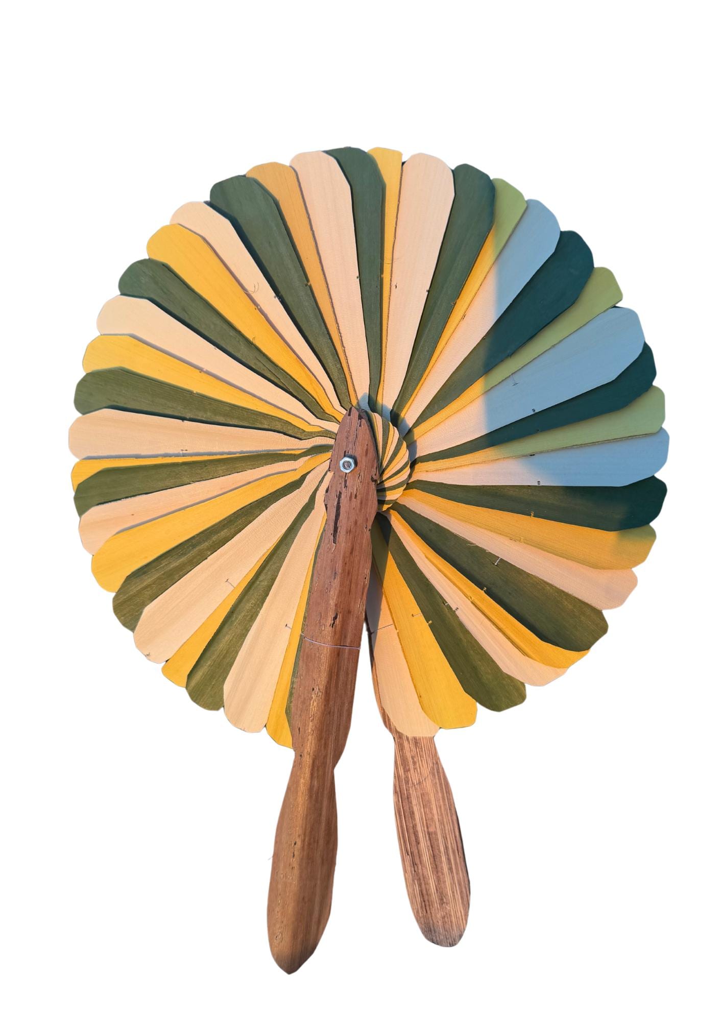 Absolutely beautiful eco friendly handheld bamboo fans. A wide range of colours. Large handmade fans. Eco gifts. Red, orange, green, purple.