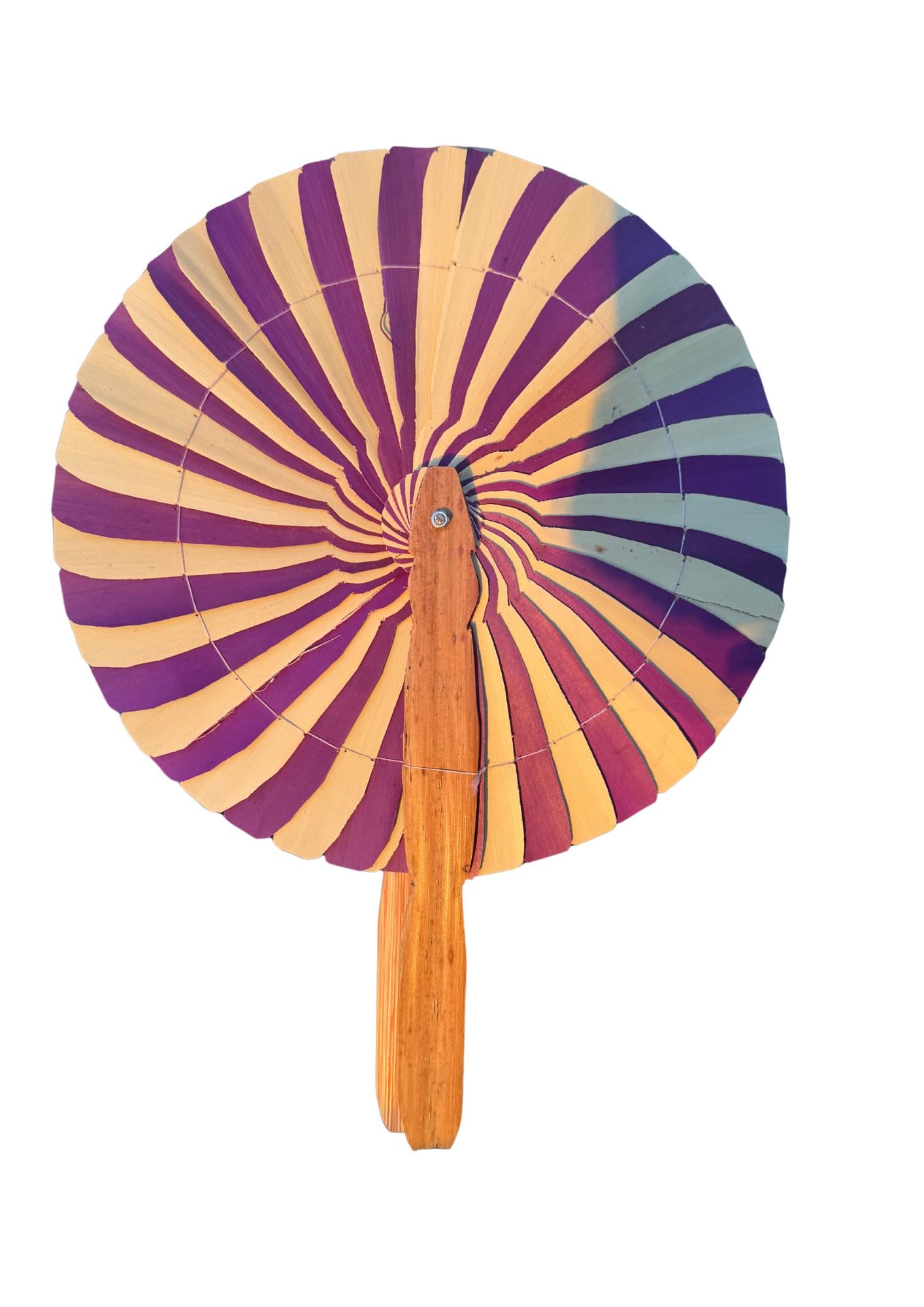 Absolutely beautiful eco friendly handheld bamboo fans. A wide range of colours. Large handmade fans. Eco gifts. Red, orange, green, purple.