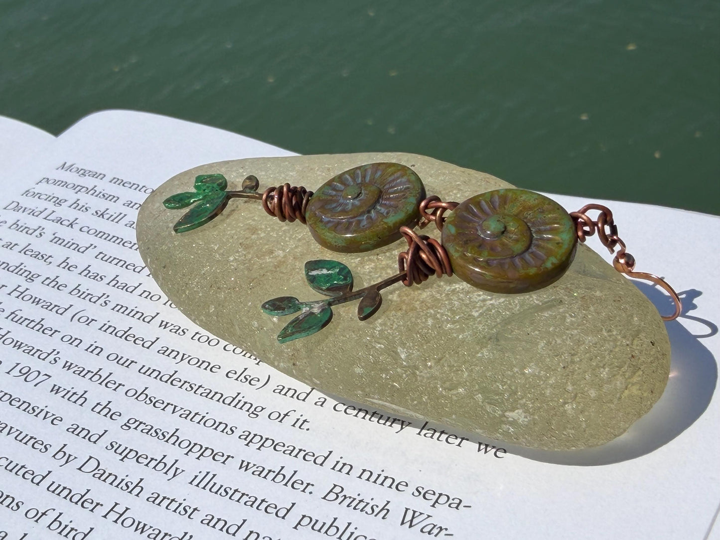Tree of life earrings. Handmade patina earrings. Rustic earrings, unusual earrings, unusual earrings green earrings. Eco friendly jewellery.