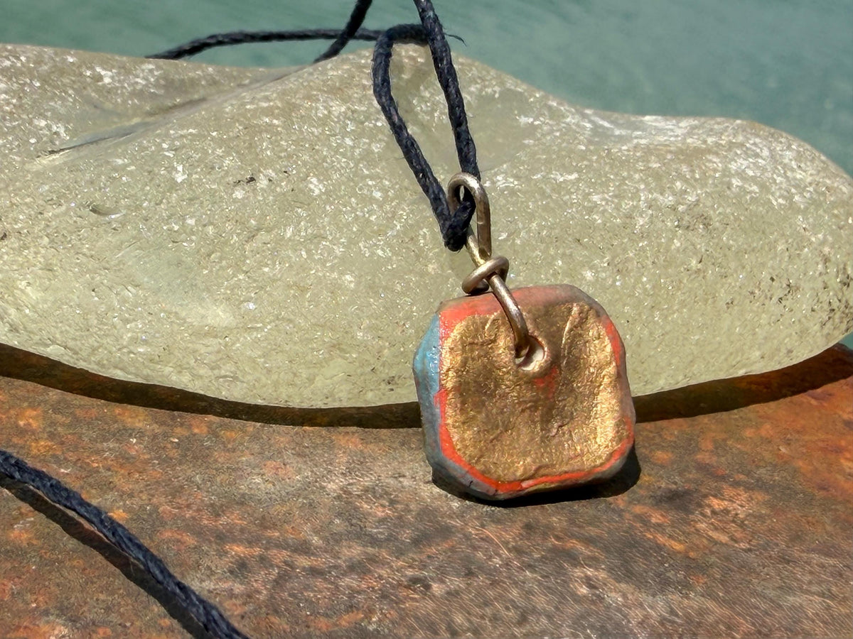 Unique Handmade pink and gold Butterfly Necklace - Boho Ethical Jewelry. Unique gift for her
