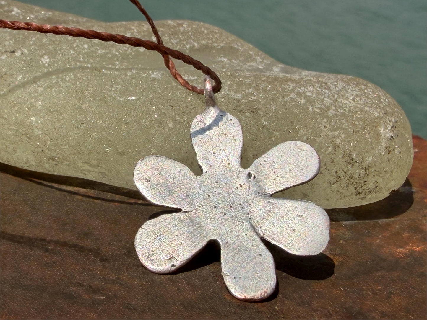 Wild carrot necklace, unusual boho necklace, unique gift for her, unique necklace. Flower necklace. Flower pendant, handmade jewellery