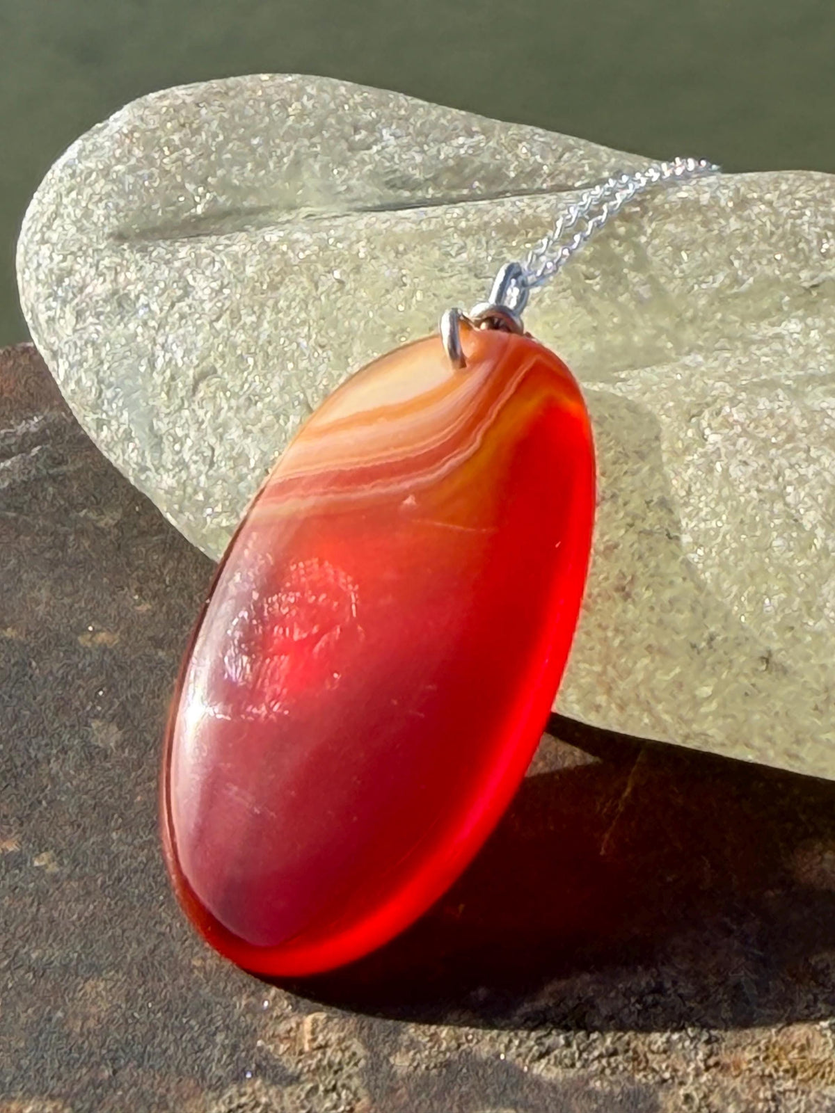 Agate necklace, ethical jewellery, bohemian necklace, unusual jewellery, agate pendant, white gemstone necklace. Boho jewellery