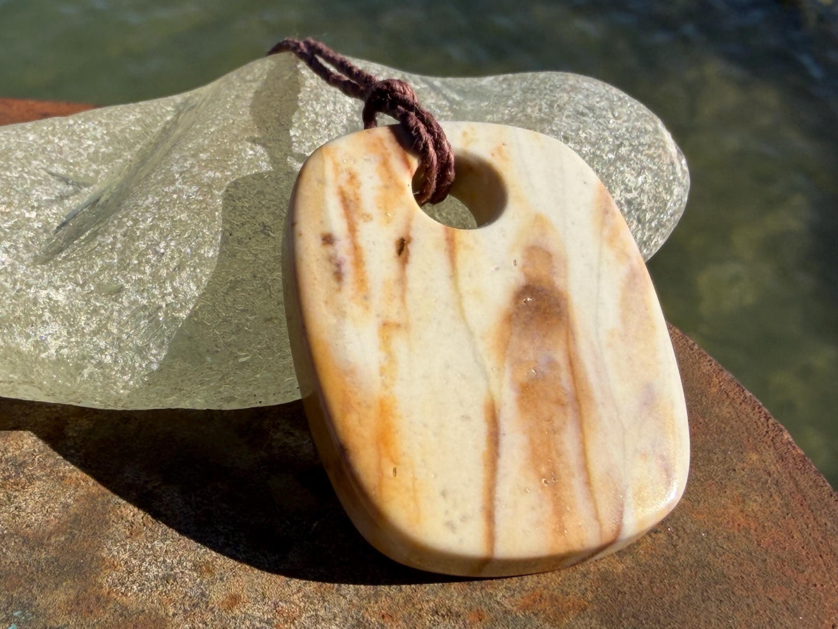 Picasso jasper gemstone necklace. Ethical jewellery, orange gemstone pendants. Stunning unique jewellery. Unique gifts. Unique earrings.