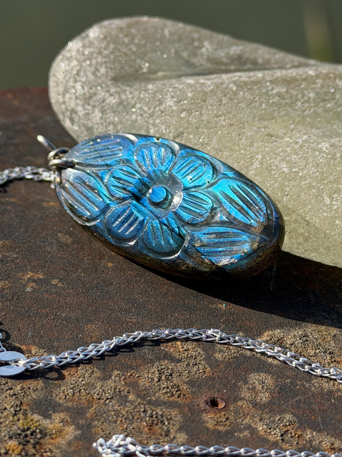 Labradorite necklace, labradorite jewellery, boho gift for her, unusual necklace, ethical jewellery, handmade necklace, labradorite pendant