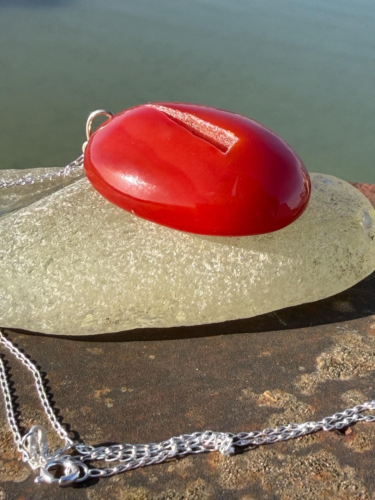 Agate necklace, ethical jewellery, bohemian necklace, unusual jewellery, agate pendant, white gemstone necklace. Boho jewellery