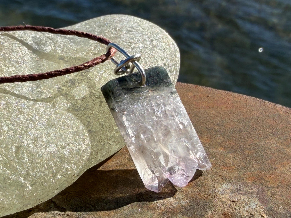 Amethyst pendant, amethyst necklace, amethyst jewellery, unusual gift for him, boho handmade necklace, romantic gift for her, boho pendant