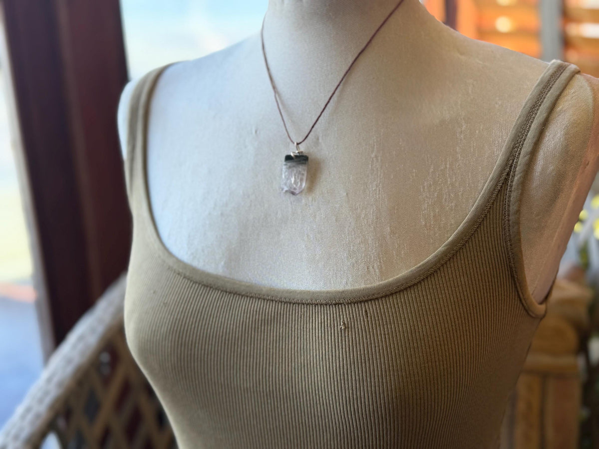 Amethyst pendant, amethyst necklace, amethyst jewellery, unusual gift for him, boho handmade necklace, romantic gift for her, boho pendant