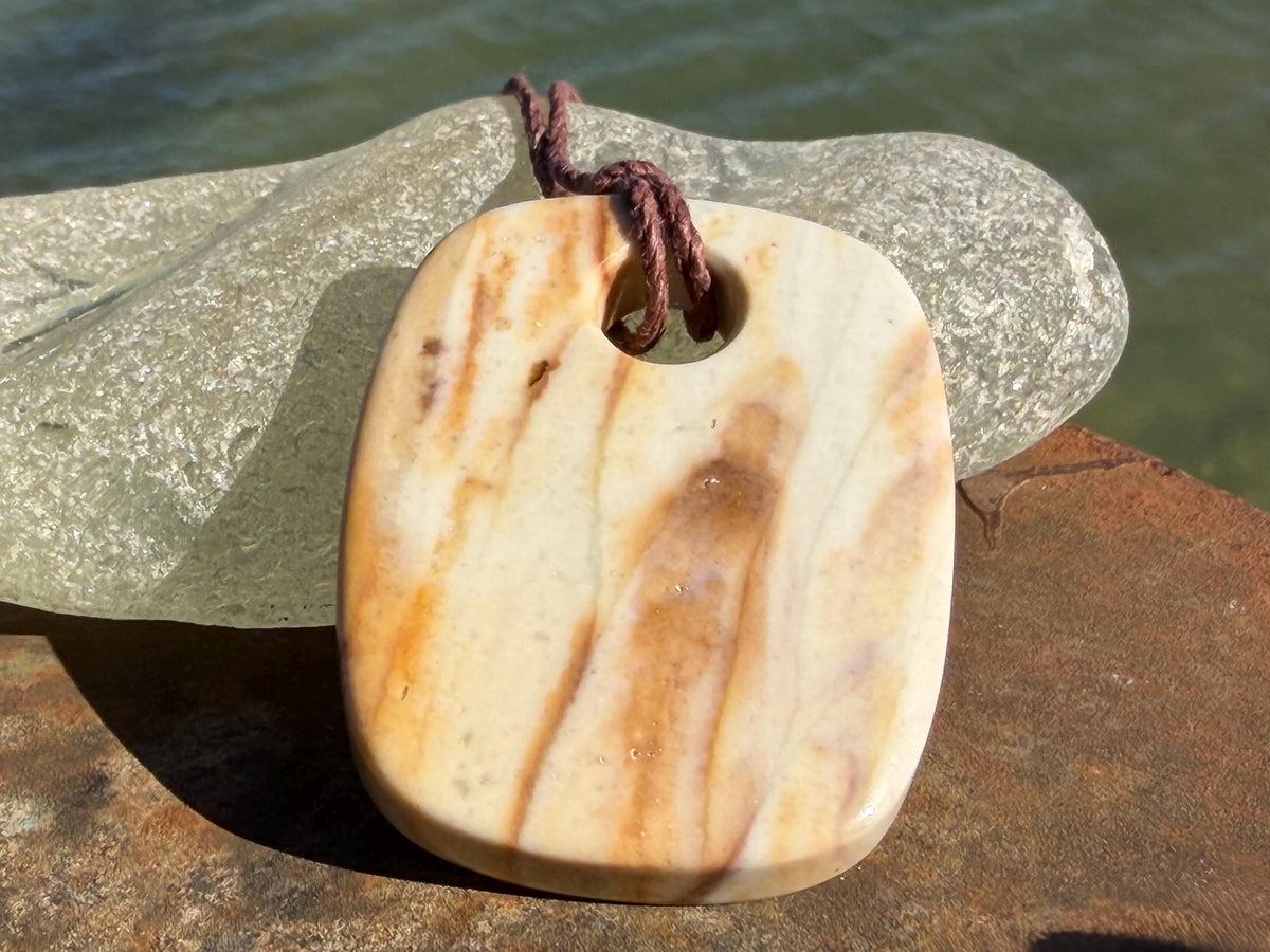 Picasso jasper gemstone necklace. Ethical jewellery, orange gemstone pendants. Stunning unique jewellery. Unique gifts. Unique earrings.
